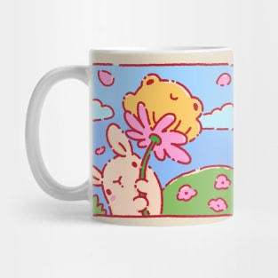 Bunny with a flower Mug